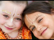 2 girls close up